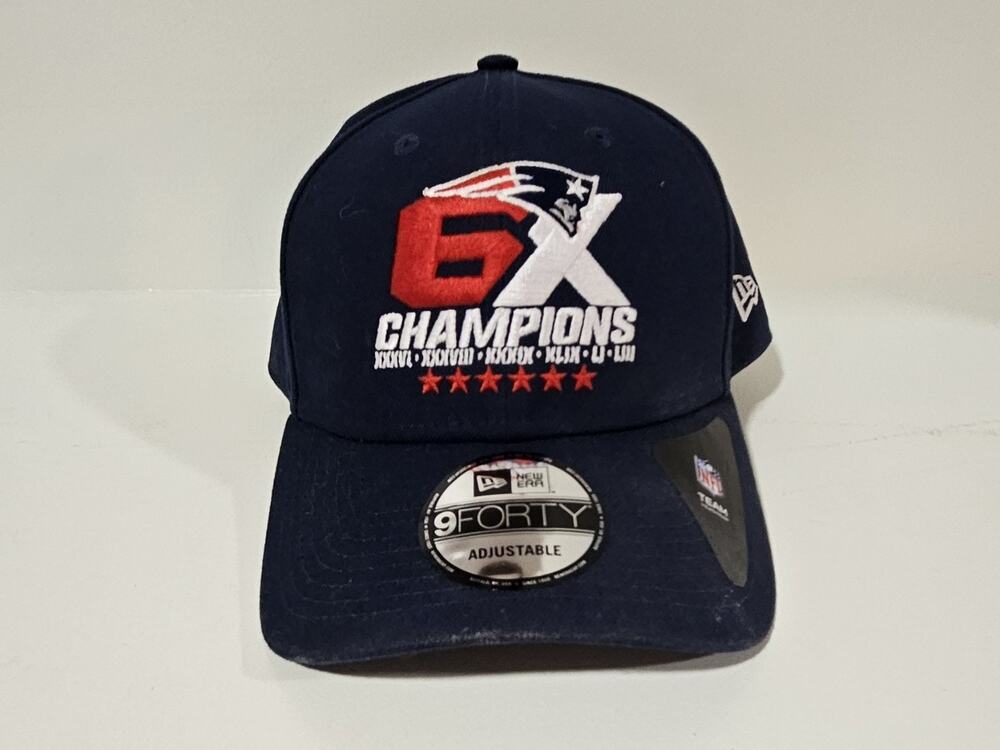 New Era New England Patriots 6X Super Bowl Champions 9FORTY Adjustable Hat